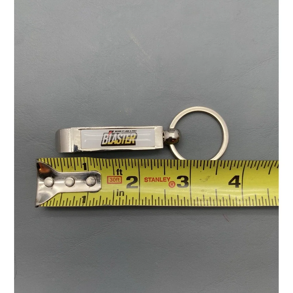 Vintage Blaster Bottle Cap Opener Keychain – Metal Bar Tool Gift